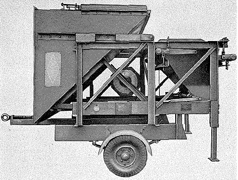 Blaw-Knox Junior concrete weigh batcher (mobile) - travelling